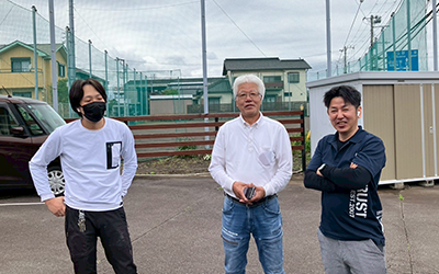 遠藤 裕士さんの仕事風景 - 完成した工事現場